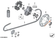 Nowa Oryginalna Nakrętka Zębatki Tył BMW S1000RR M1000RR F900GS (7105813)