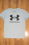 T-shirt Under Armour r. M kr rękaw szary bawełniany 