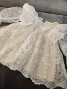 Sukienka niemowlęca koronkowa do chrztu 