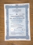 Z71B@STOCZNIA W ELBLĄGU 500 RM LITERA   B 1943 ROK ELBING