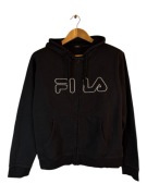Bluza z kapturem Fila czarna logo m