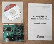 Fax Modem Zoltrix PCI PnP SPIRIT 56000 V.90/K56 Flex