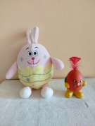 Króliczek wielkanocny w kształcie jajka + figurka ceramiczna