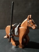 Lego Minifigurka Castle Koń Z Siodłem I Kopią