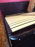 ŁÓŻKO dwuosobowe Z POJEMNIKIEM tapicerowane na materac 160x220