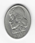 10 ZŁ  T. KOŚCIUSZKO Około menniczy   TK.60c.