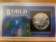 Kanadyjski liść 1 uncja srebro .9999