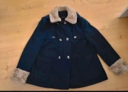 Dwurzędowy płaszcz zimowy roz.42-Topshop