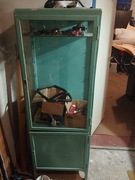 Szafa witryna żeliwna PRL 