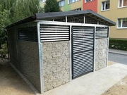 Wiata, boks, zabudowa śmietnikowa, pergola