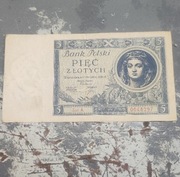 5 złotych 1930 Pierwsza seria A