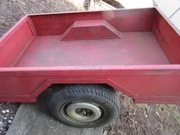 Przyczepka dwukolowa  uzywana do  traktorka , sad, ogrod