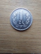 Polska 1 zł 1974 stan I/-I