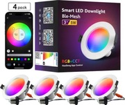 Inteligentne oświetlenie MagicLight 3 cale 5 W bluetooth 4 sztuki