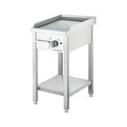 Elektryczna płyta grillowa gładka, 4,05 kW na podstawie otwartej