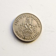 2 # Anglia  1 szyling 1948 wariant Szkocki