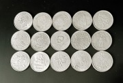 Repliki monet mocno tłoczone - 15 sztuk