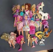 Zestaw używanych lalek dla dziewczynki. Różne modele