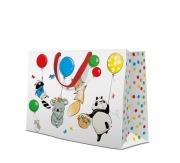 Torebka prezentowa "Animals Party", 26,5x33,5x13 cm