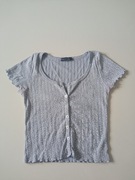 Brandy Melville krótki top bluzka rozpinana damska r XS/S
