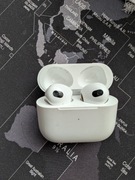 Słuchawki douszne APPLE AirPods 3 Biały (Etui z Lightning)