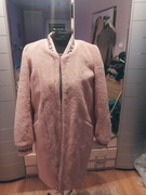 Futro rozowe zamek stojka sztuczneM nowe 