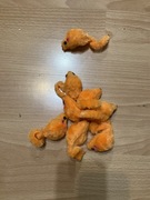 Mała pluszowa myszka, zabawka dla kota.