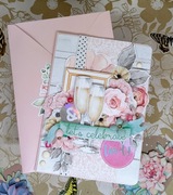 Kartka okolicznościowa - ślubna "Let's celebrate"