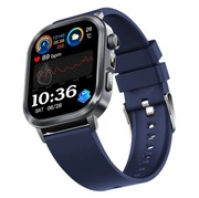 Smartwatch Blitzwolf HL7 niebieski pomiar cukru ciśnienia ekg 