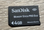 Karta pamięci SanDisk 4 GB Memory Stick ProDuo
