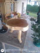 Stolik kawowy plaster dębu 