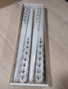 Świeca wielkanocna stołowa czarne bazie 4 sztuki hit Wielkanocy