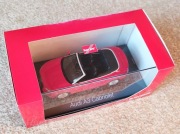Audi A3 Cabrio, brilliant red, model, skala 1:43, metal, HERPA, jak nowy