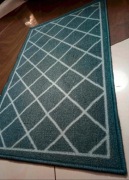 Dywanik\ wycieraczka uniwersalna SMUKEE 50x80 cm szary romby 