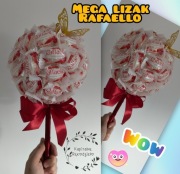 Duży lizak Rafaello prezent dla każdego podziękowanie pamiątka 