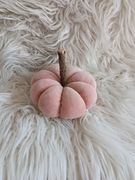 Welurowe dynię handmade kolor brudny róż 