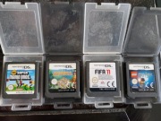 4 gry na Nintendo DS - Mario, Fifa, Lego Harry Potter, Montezuma