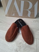 Zara klapki mule nowe 38 skorzane