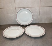 stare talerze porcelana GIESCHE 3 szt 