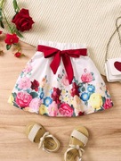 SHEIN Młoda Dziewczyny Kwiatowy Nadrukowany Spódnice