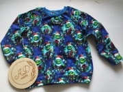 Śliczna bluza bawełniana na Święta Grinch 122