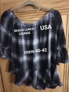 Bluzka tunika z falbanką Beach Lunch Lounge rozm L