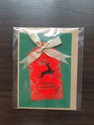 Ręcznie robiona kartka na święta Bożego Narodzenia