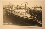 GDYNIA. M/S "PIŁSUDSKI" w GDYNI, RZADKOŚĆ, PIECZĄTKA - GDYNIA 1938 rok