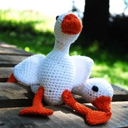 Gąska GĘŚ rękodzieło handmade maskotka PIPA nr 1