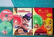 Disney Czytaj i słuchaj Rodzinka Robinsonów Król Lew + CD - zestaw 2 szt