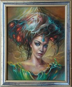 K.Paleta "Luna" olej na płótnie             