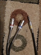 KABEL XLR MĘSKI 2x WTYK JACK MONO 1 metr