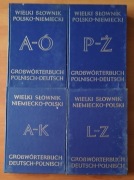 Wielki Słownik Polsko-Niemiecki i Niemiecko-Polski (4 tomy)