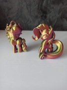 Bajkowe kucyki wielokolorowe 7 cm wysokości. 